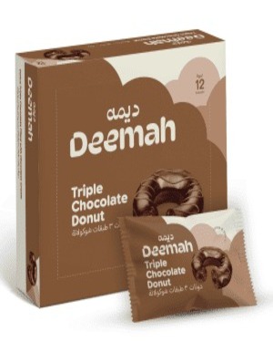 ديمة كيك دونات 40 غرام *12 شوكولاتة محشي