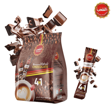 قهوة سريعة التحضير شوكولاتة  4*1 30 كيس