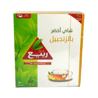 شاي اخضر بالزنجبيل الربيع 100 مدالية