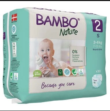 بامبو فوط أطفال 30 قطعه من 3-6 كيلو