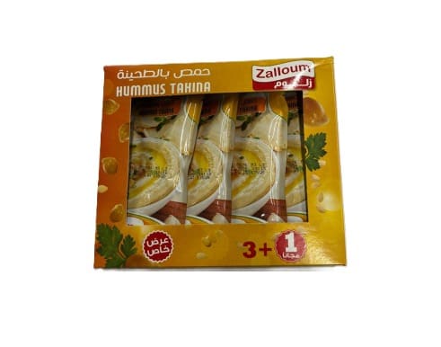 حمص بالطحينيه زلوم 135غرام *3