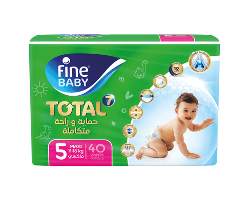 فاين بيبي ماكس فوط 11-18 ك 40 فوطة