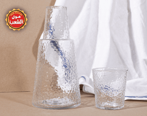 طقم شاف مع كاسة شفاف