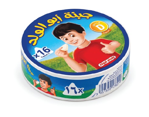 ابو الولد جبنة مثلثات 16 قطعة 