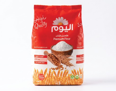 اليوم طحين فاخر 1.5  كيلو 
