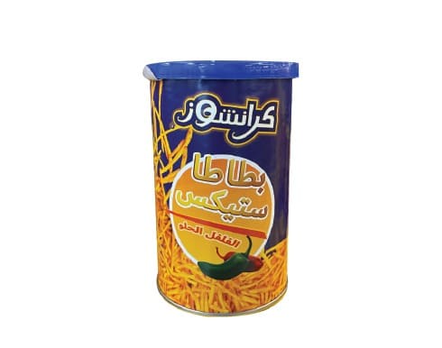 كرانشوز بطاطا ستيكس نكهه الفلفل الحلو 35 غرام