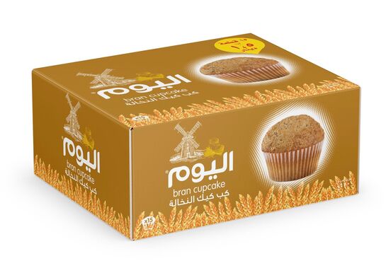 اليوم كب كيك بالنخاله عدد 15