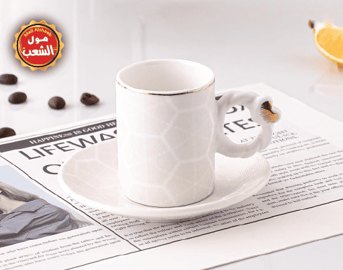 طقم قهوة رويال 12 فنجان و 12 صحون 