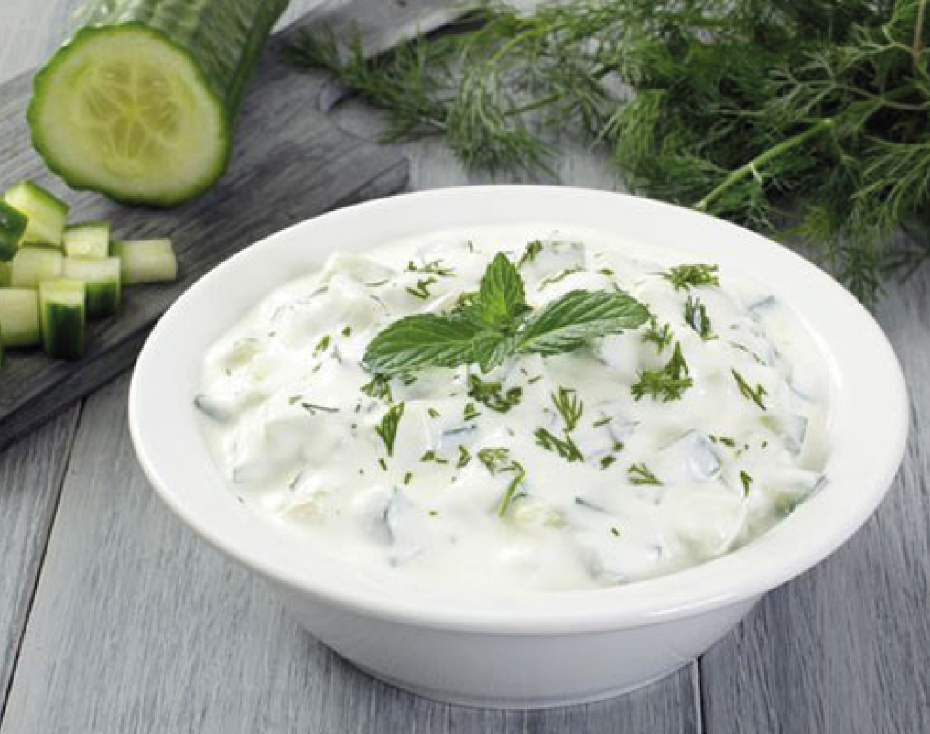 سلطة  الخيار باللبن علبة كبيرة